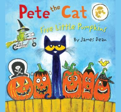Pete the Cat: Five Little Pumpkins : A Halloween Book for Kids