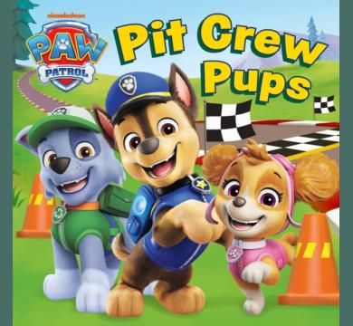 PAW Patrol Pit Crew Pups board book: a puptastic racing adventure based on the popular show, perfect for young children