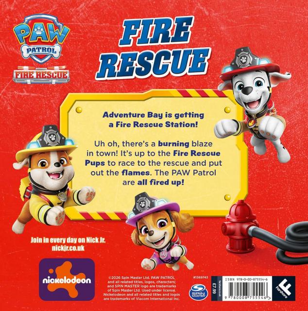 PAW Patrol Fire Rescue Picture Book | Librik.bg